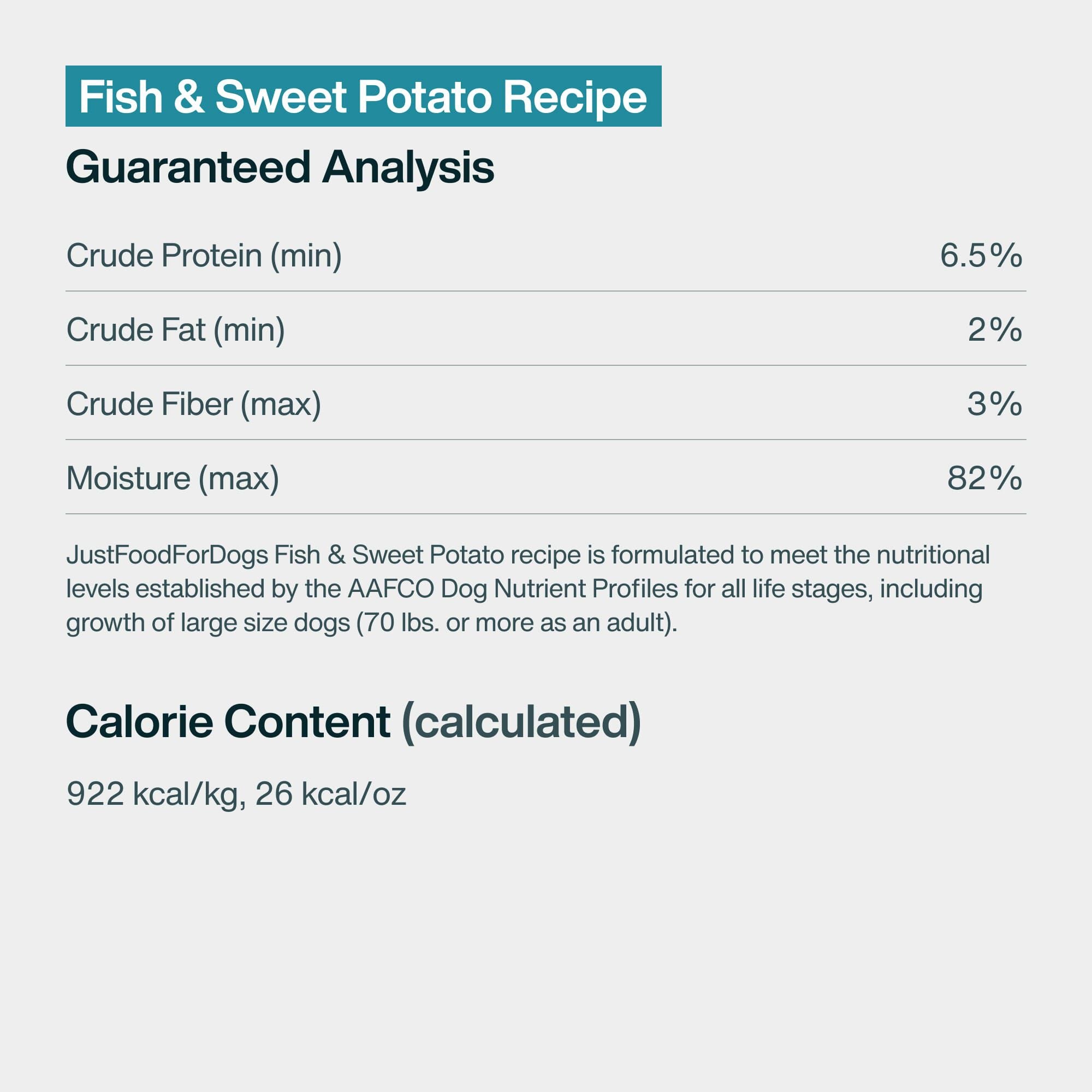 Fresh Frozen: Fish & Sweet Potato